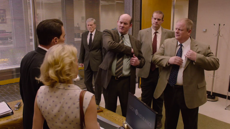 (Kyle MacLachlan, Naomi Watts, Don Murray, Larry Clarke, Eric Edelstein, David Koechner) (Screenshot: Twin Peaks)